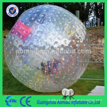 Bola humana clara clara del hámster de la venta caliente con las secuencias coloridas / las bolas baratas del zorb para la venta